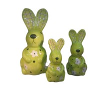 wholesale custom ceramic decoration product ceramic rabbit decoration