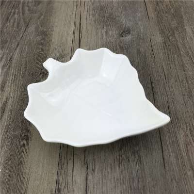 CC179white porcelain plate for restaurant and hotel use on snacks and salads and desserts